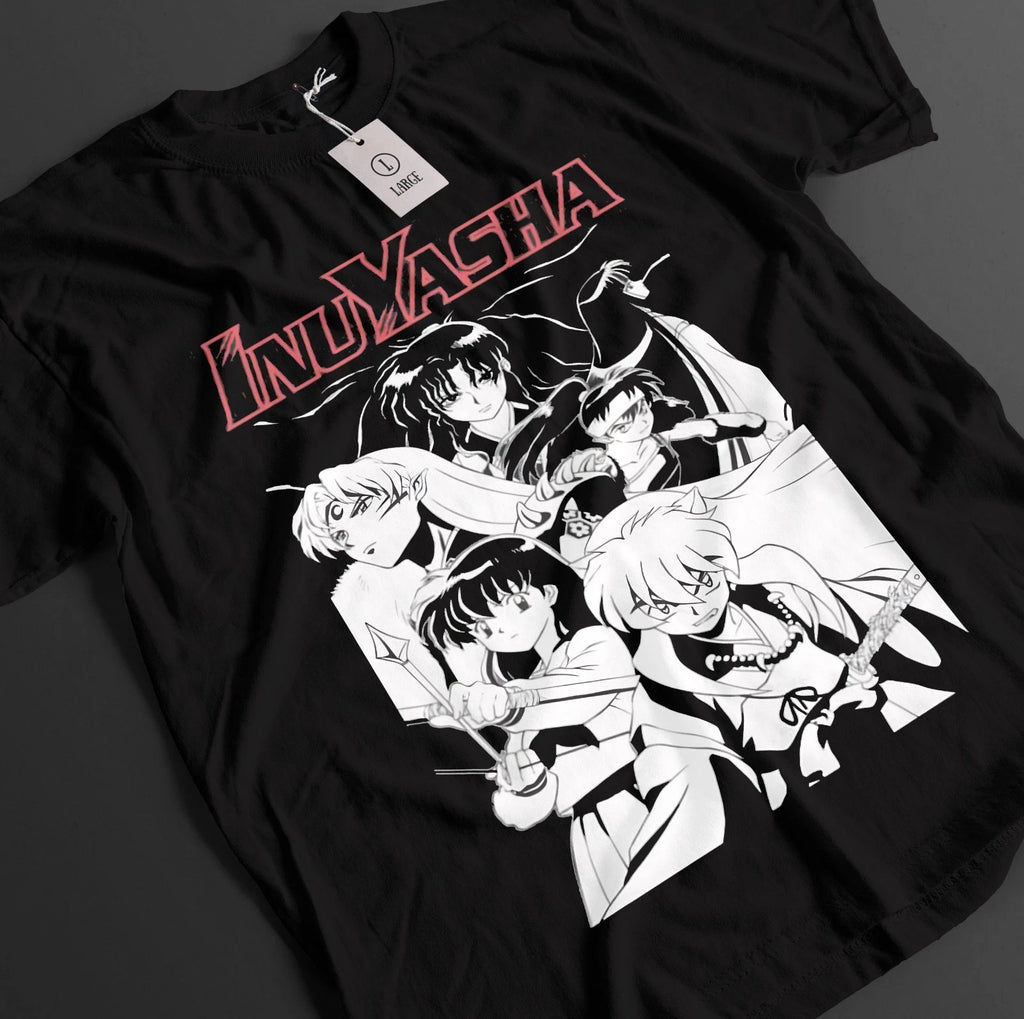 Inuyasha Shirt Kagoma Tshirt Sesshomaru T-Shirt Kikyo Top Sango Anime Unisex Tee