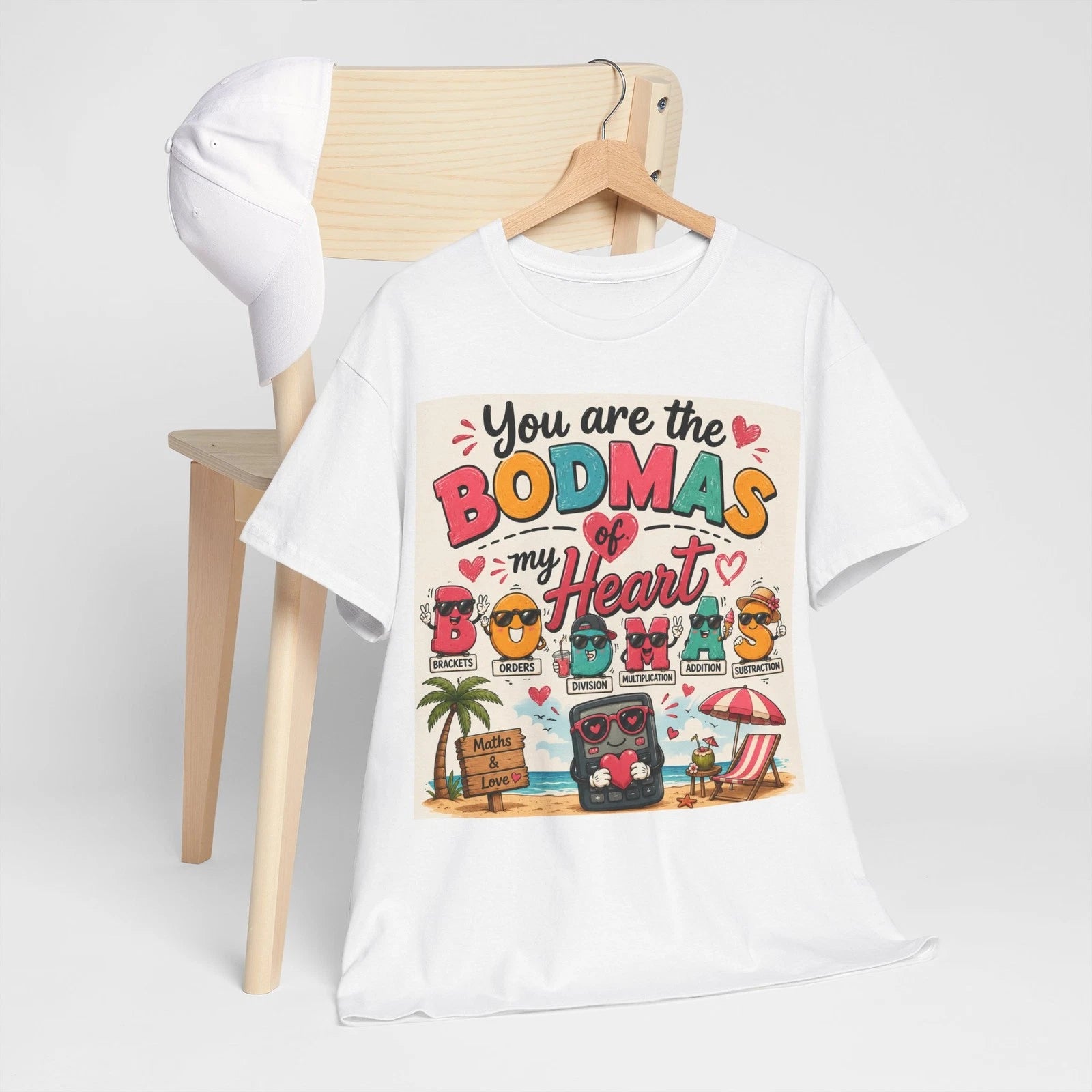 Math Teacher Gift ''You are the Bodmas of My Heart'' T-Shirt | Math Pun,Funny
