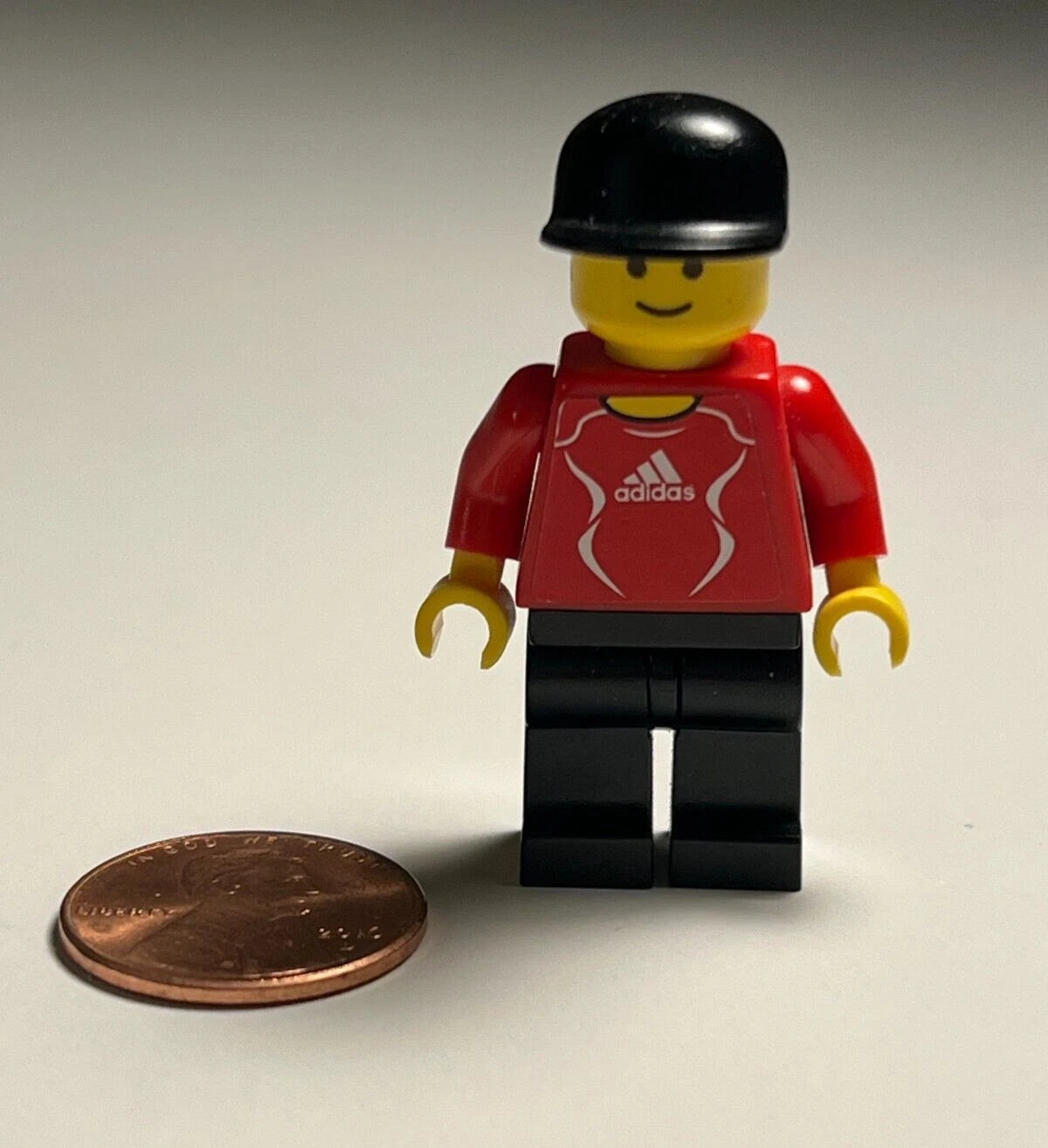 Lego Adidas Soccer or Basketball Player/Fan #9 Sticker Player Minifigure RETIRED