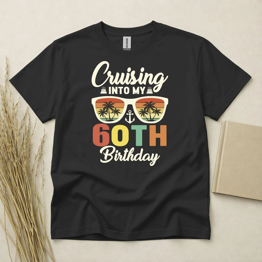 60th Birthday T Shirt Born In 1966 Gift 60 Year Old T-Shirt Cruising Into My 60s