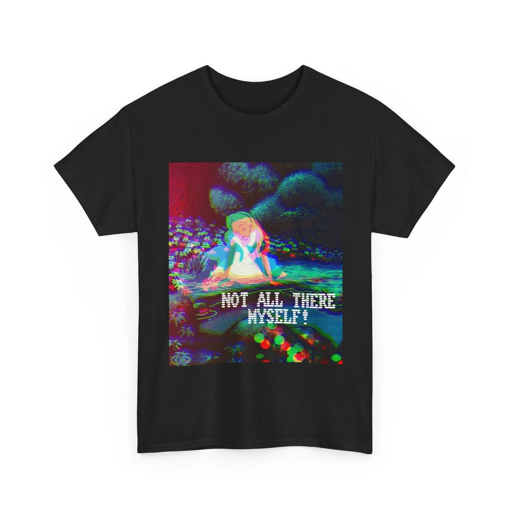 Trippy Alice in Wonderland T-Shirt Unisex Mens Womens Rave Psychedelic Art Tee