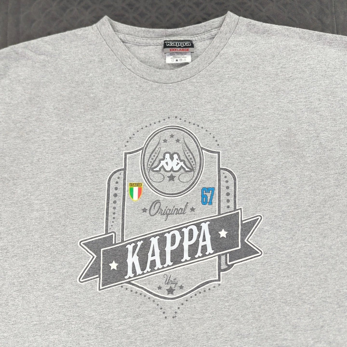 Vintage Kappa Original T Shirt Italia Soccer Short Sleeve Men 2XL Made in USA