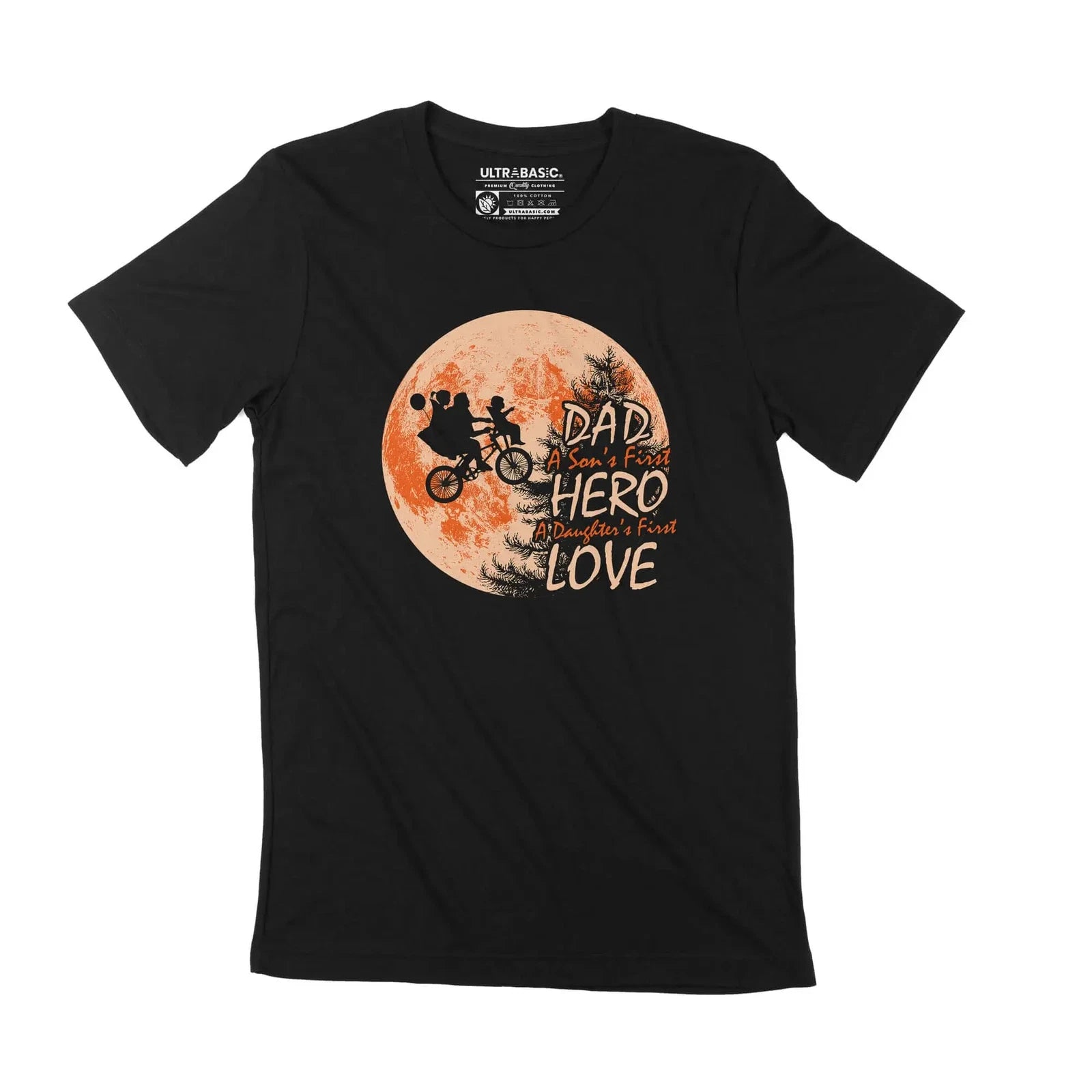 Men's Graphic T-Shirt Dad Hero Love Romantic Eco-Friendly Limited Edition
