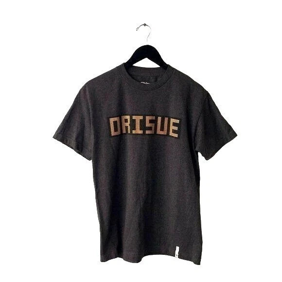 Orisue Graphic Tee Shirt T Streetwear Cotton Blend Short Trendy Sleeve Gray M