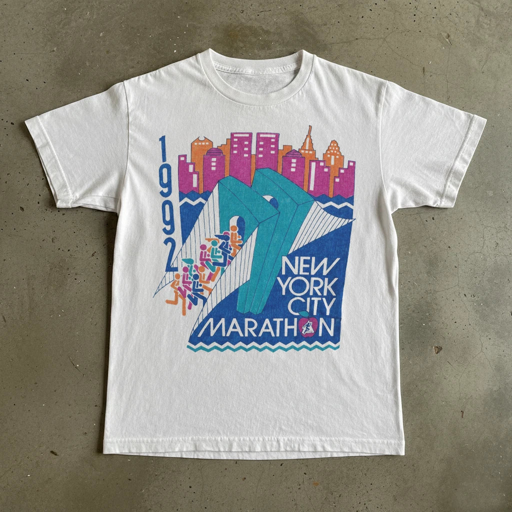 Vintage NYC 1992 Marathon Tee