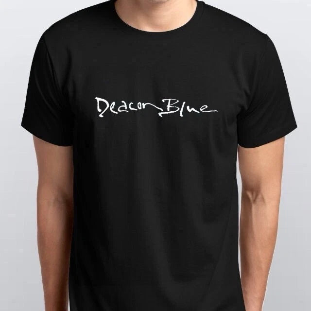 DEACON BLUE T-SHIRT sizes S M L XL XXL colours Black, White NEW