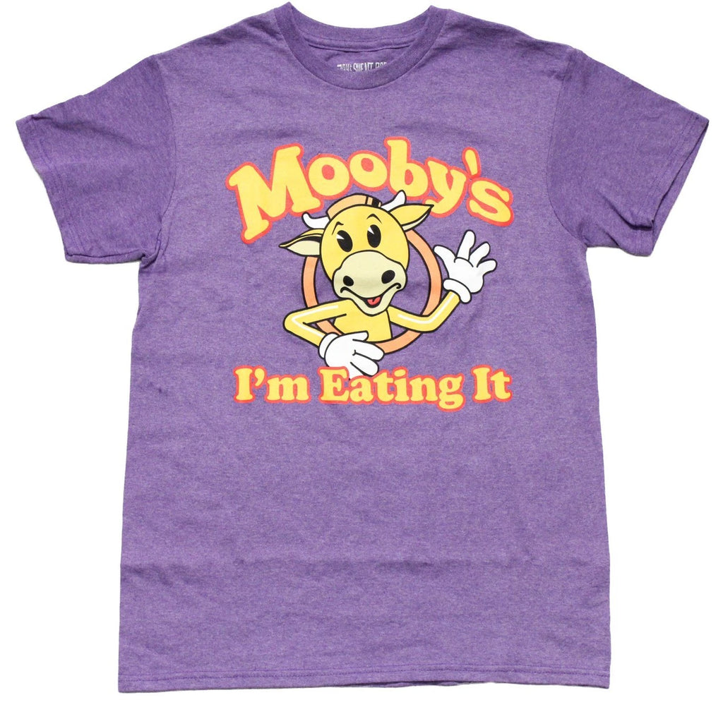 Jay & Silent Bob New Adult T-Shirt - Mooby's I'm Eating