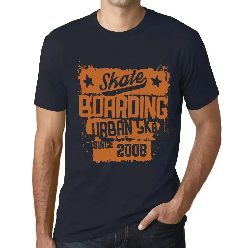 Men's Graphic T-Shirt Urban Skateboard Since 2008 - Urban Skateboard Since 2008