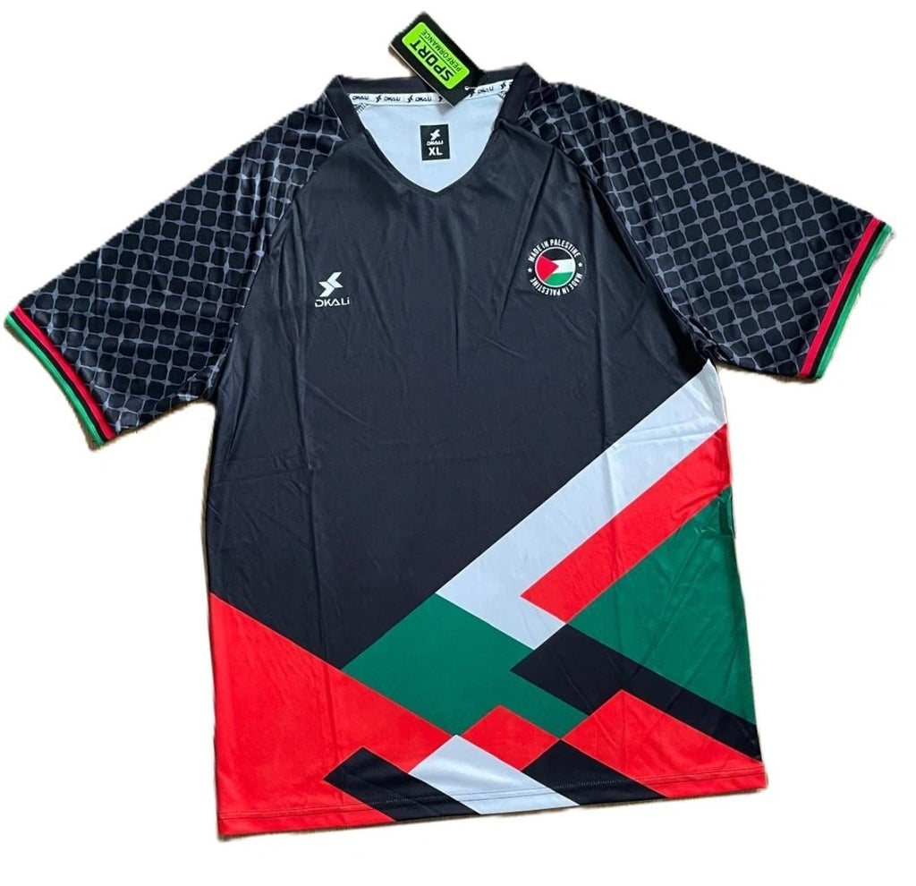 Dkali Made in Palestine Kit Graphic T-Shirt Size XL Festival Streetwear Tee