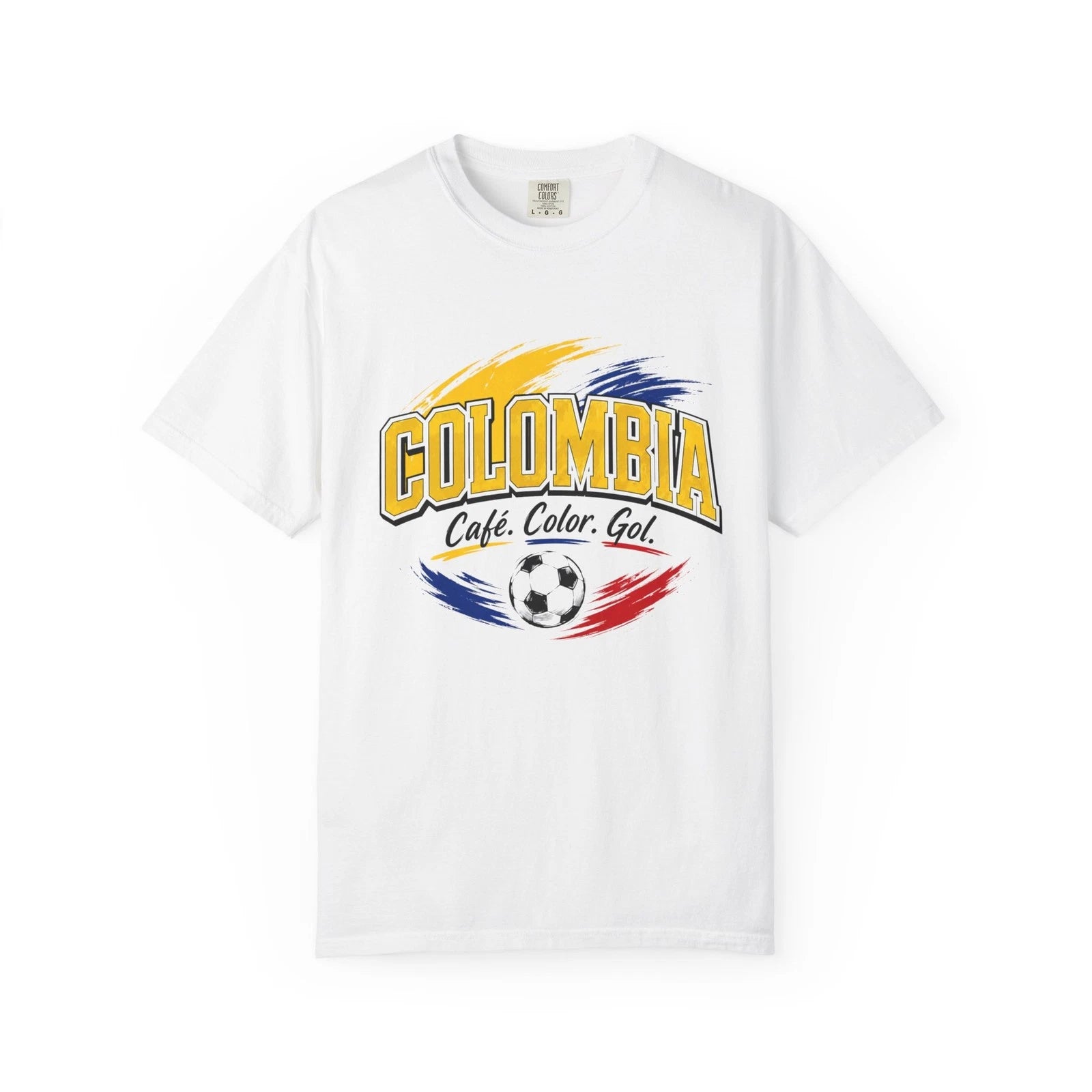 Colombia Football Spirit Shirt | Colombian Soccer Graphic Tee for Fans