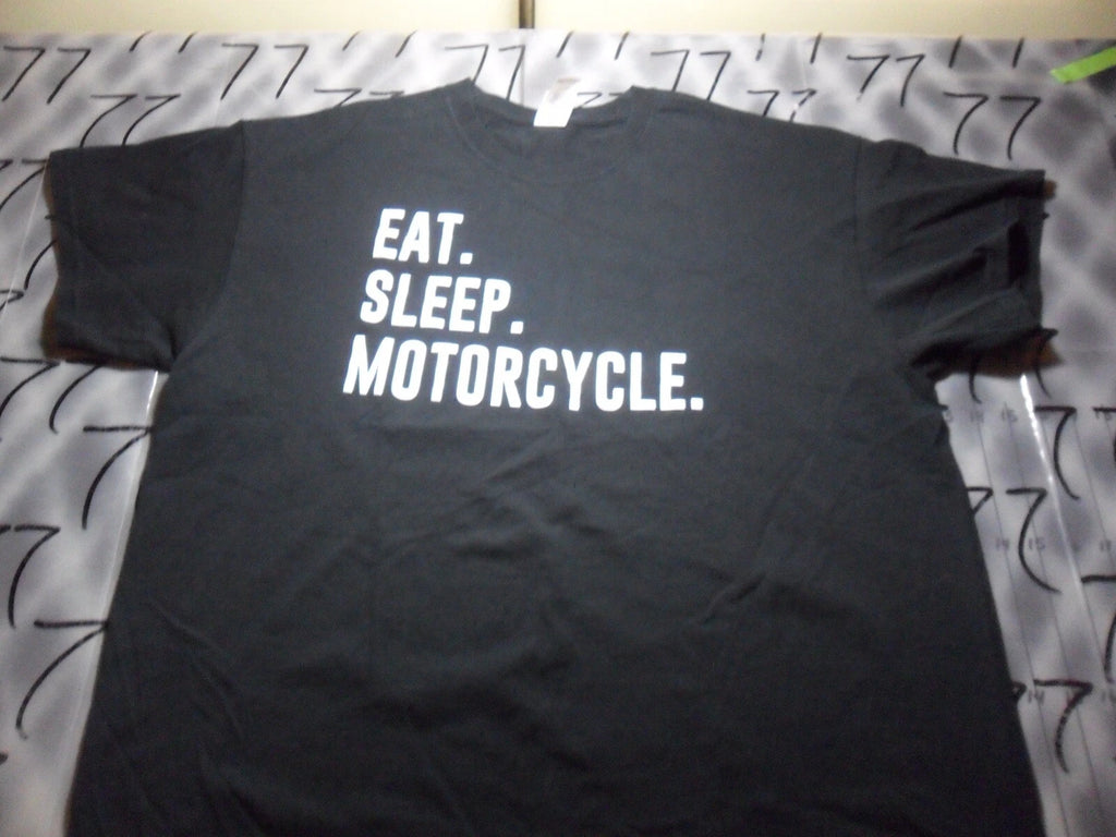 XL Eat Sleep Motorcycle T Shirt