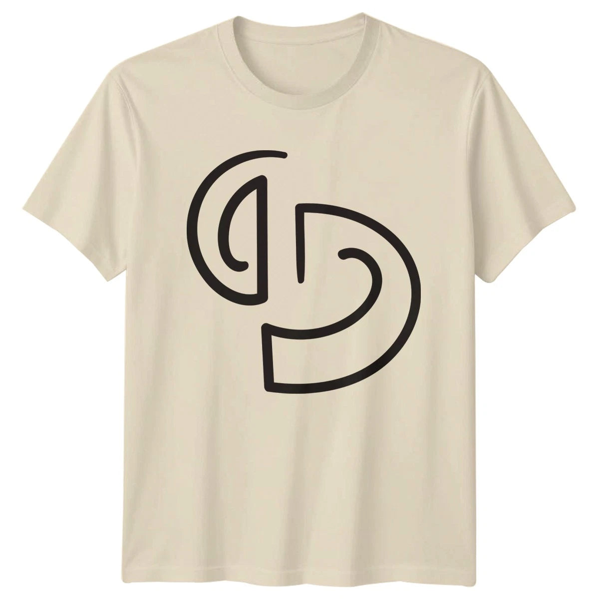Abstract Intertwined Modern Minimalist T-Shirt Geometric Art Birthday