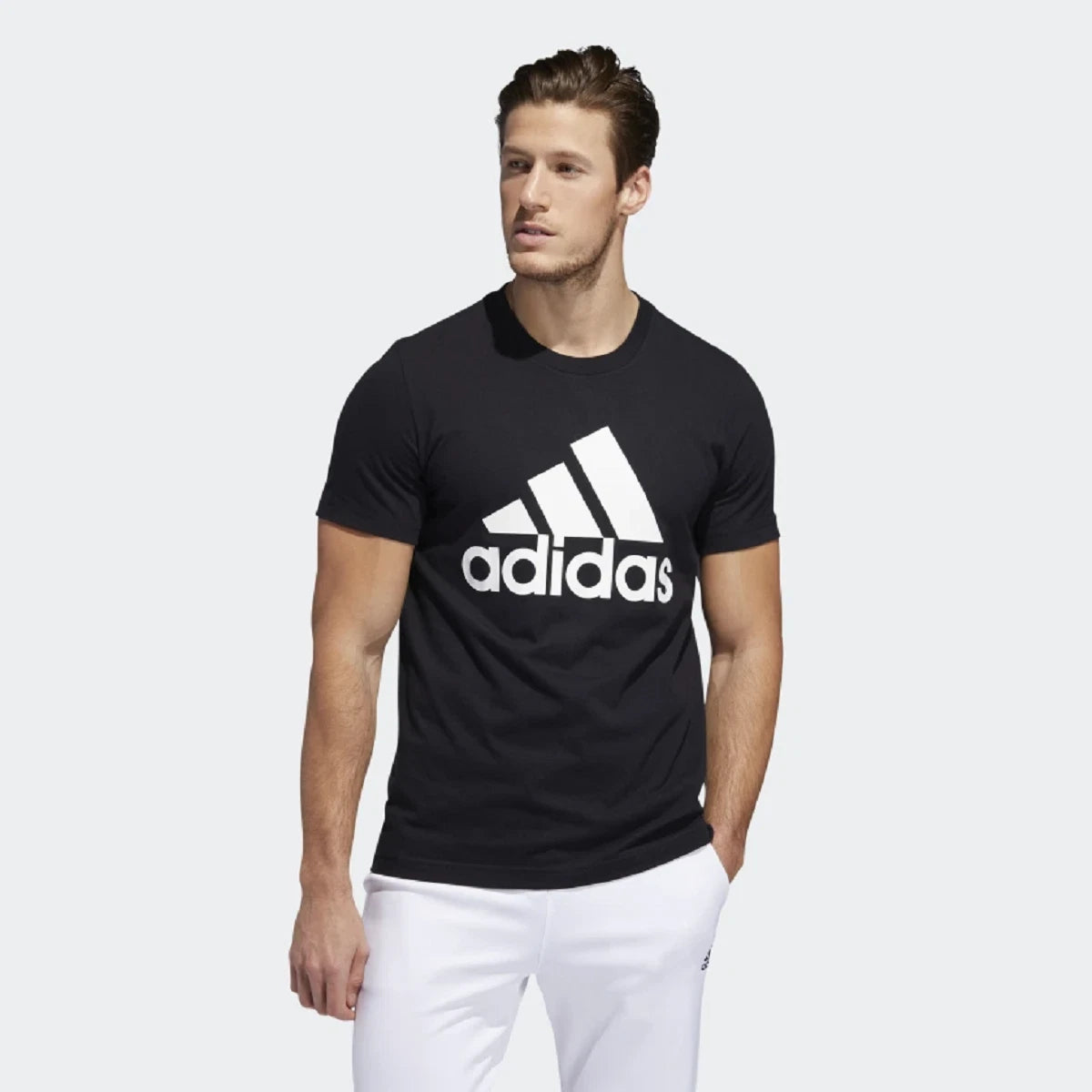 Adidas ED9605 Badge of Sport Black Short Sleeve T-Shirt Men's Sizes M/L/XL/2XL