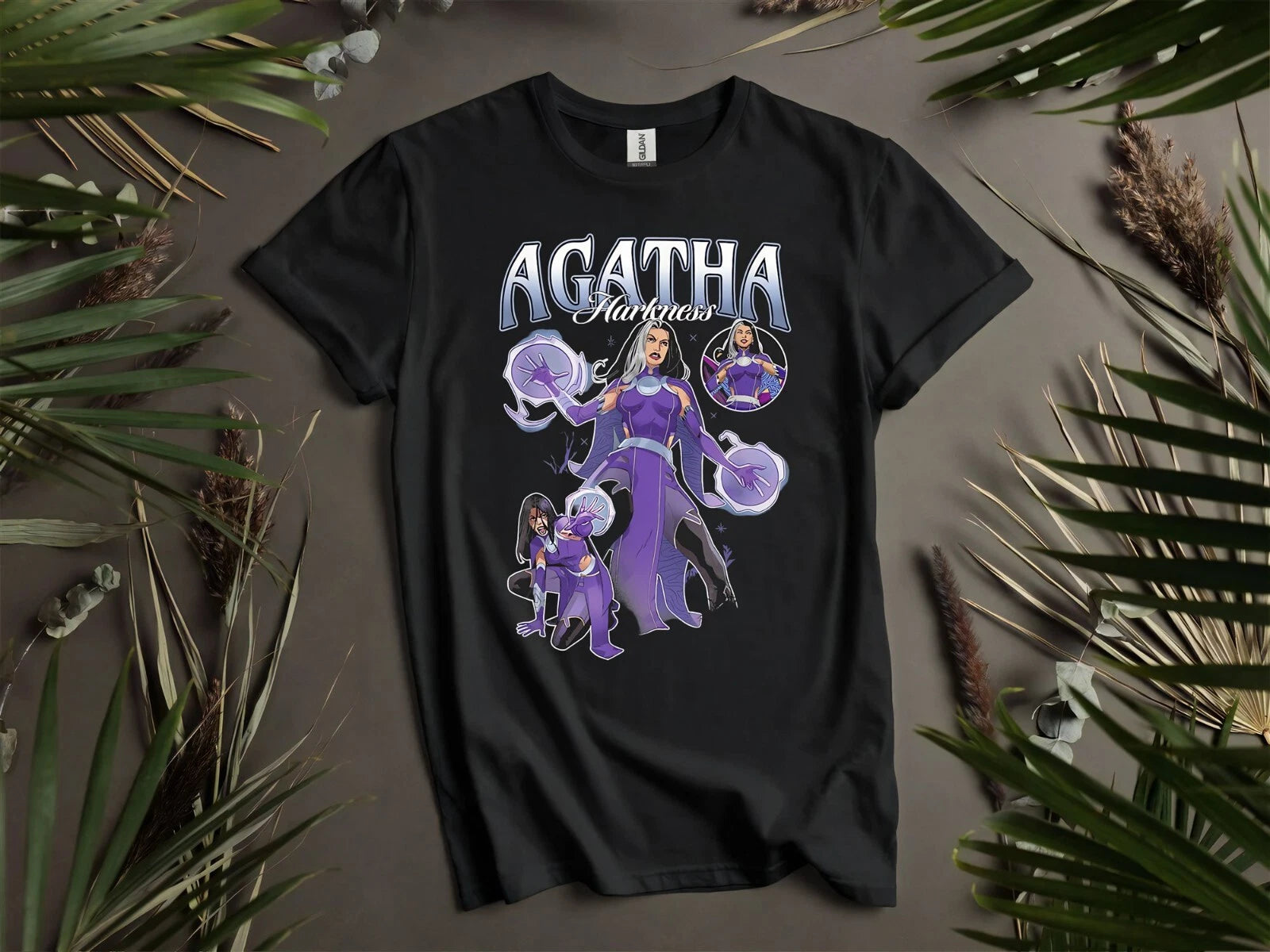 Classic Agatha Harkness All Along T Scarlet Hoodie Tshirt Men Women Unisex AD111