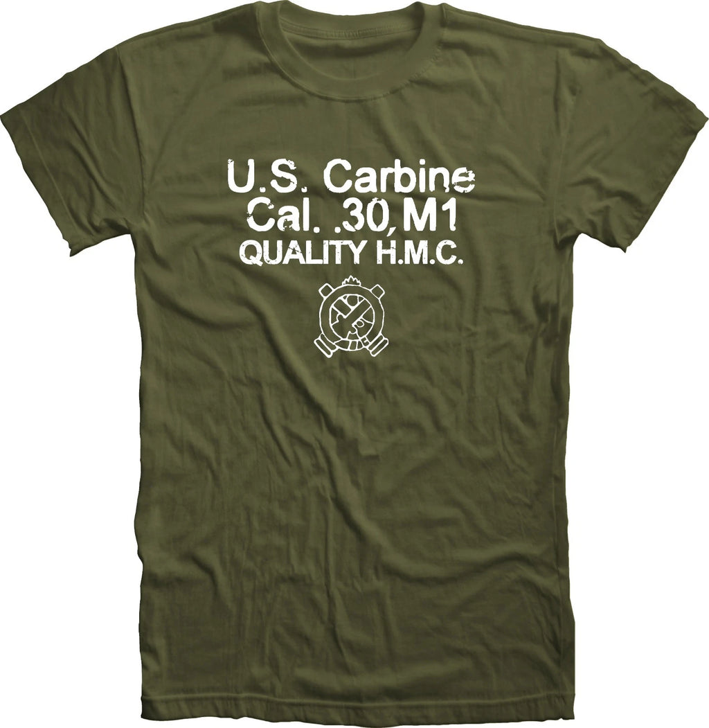 Quality Hardware M1 Carbine Receiver Stock Stamp WWII T Shirt