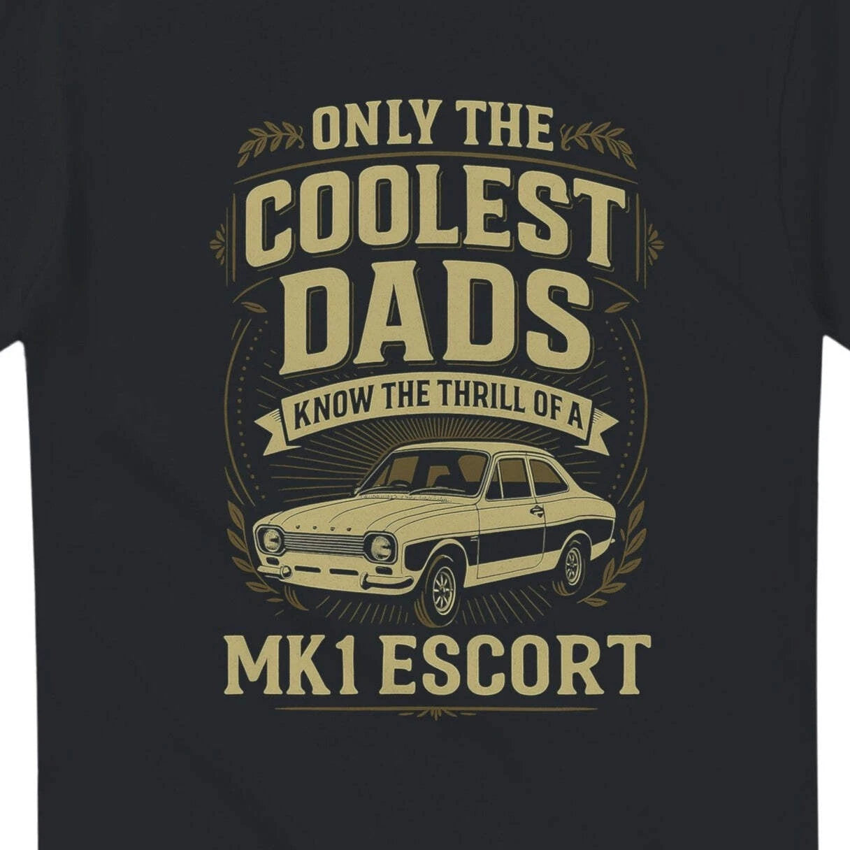 Escort Mk1 T-Shirt inspired design for the Ford Escort Mk1 driving enthusiasts t