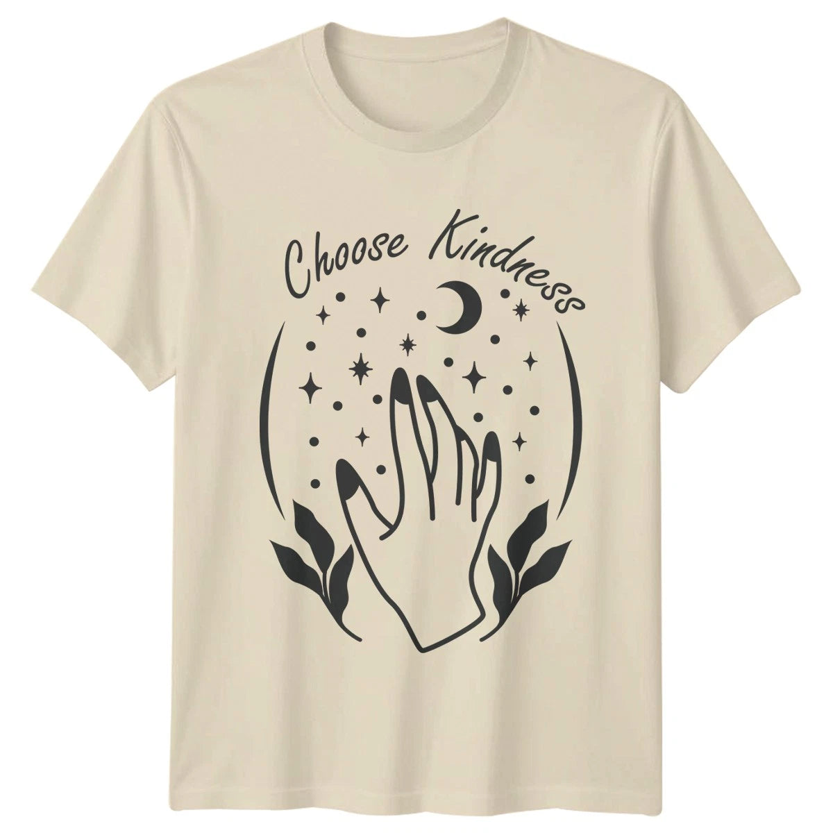 Choose Kindness Womens T-Shirt Celestial Aesthetic Lifestyle Birthday Gift