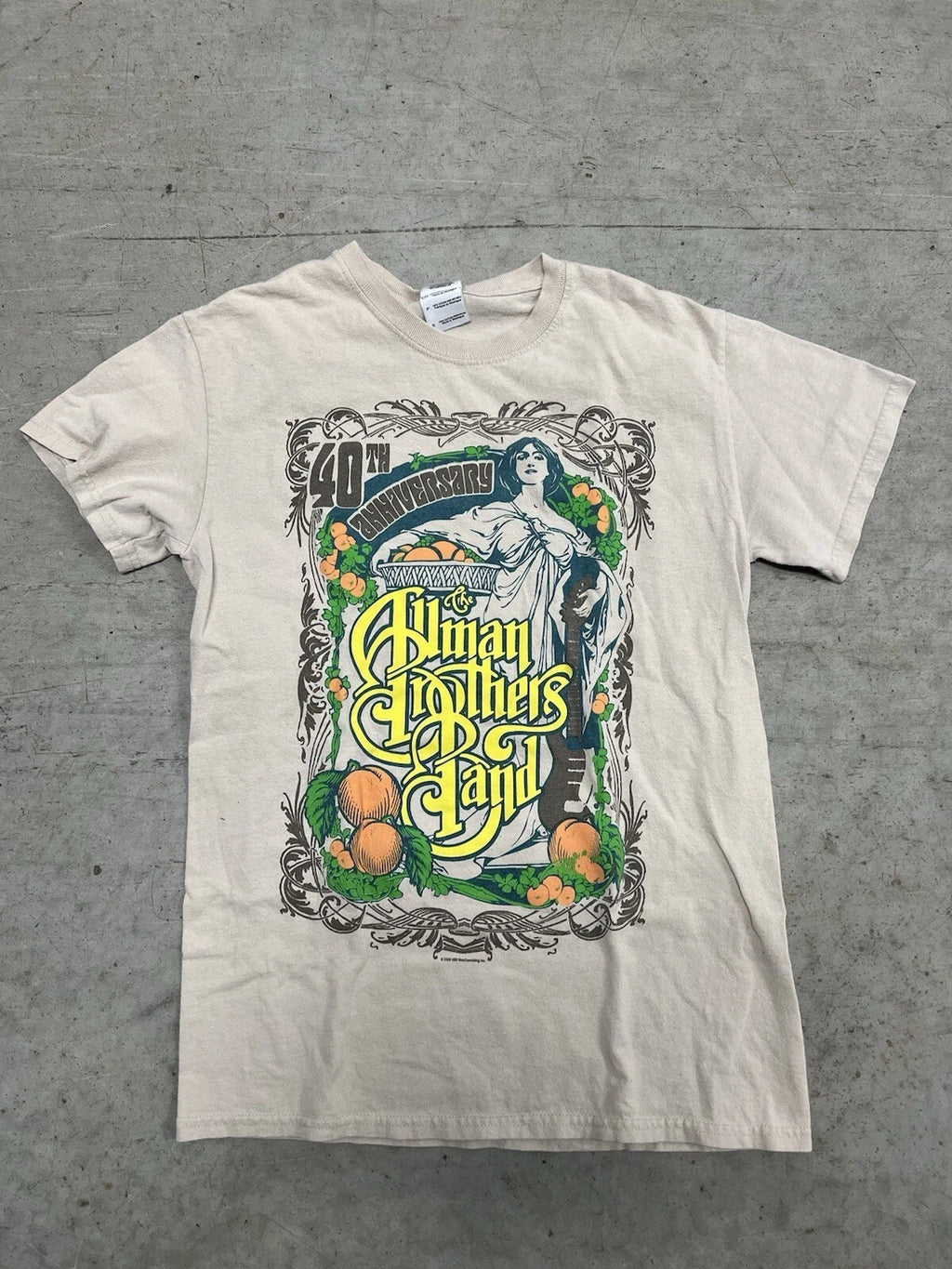 Vtg The Allman Brothers 40th Anniversary 2009 T-Shirt UR061 FREE SHIPPING