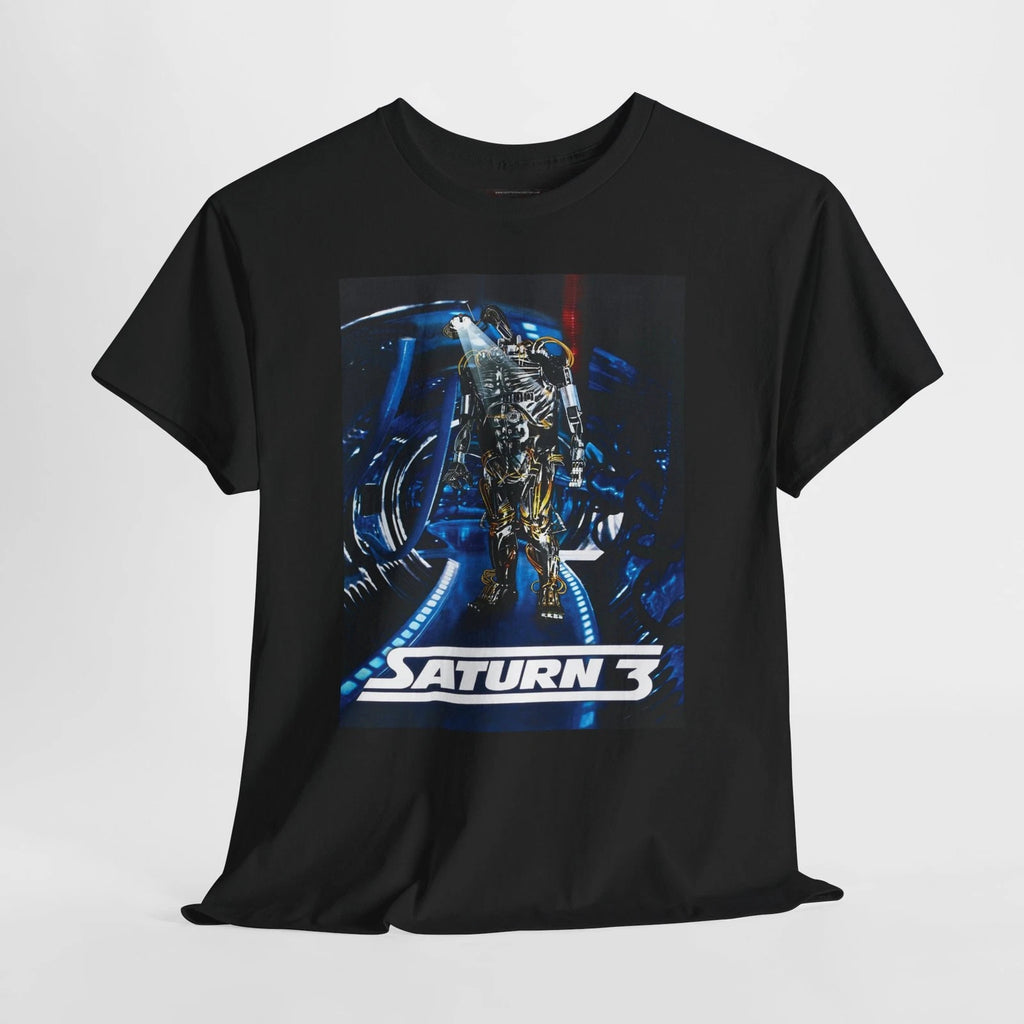 Saturn 3 1980 Retro Movie Poster Horror Unisex Graphic T-Shirt