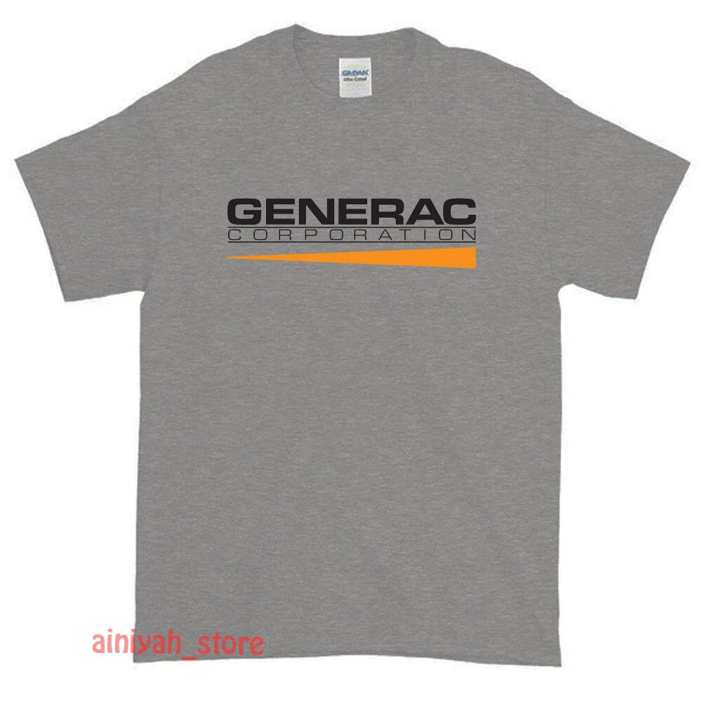 New Generac Industrial Power Logo Men's Funny T-Shirt USA Size S-XXL
