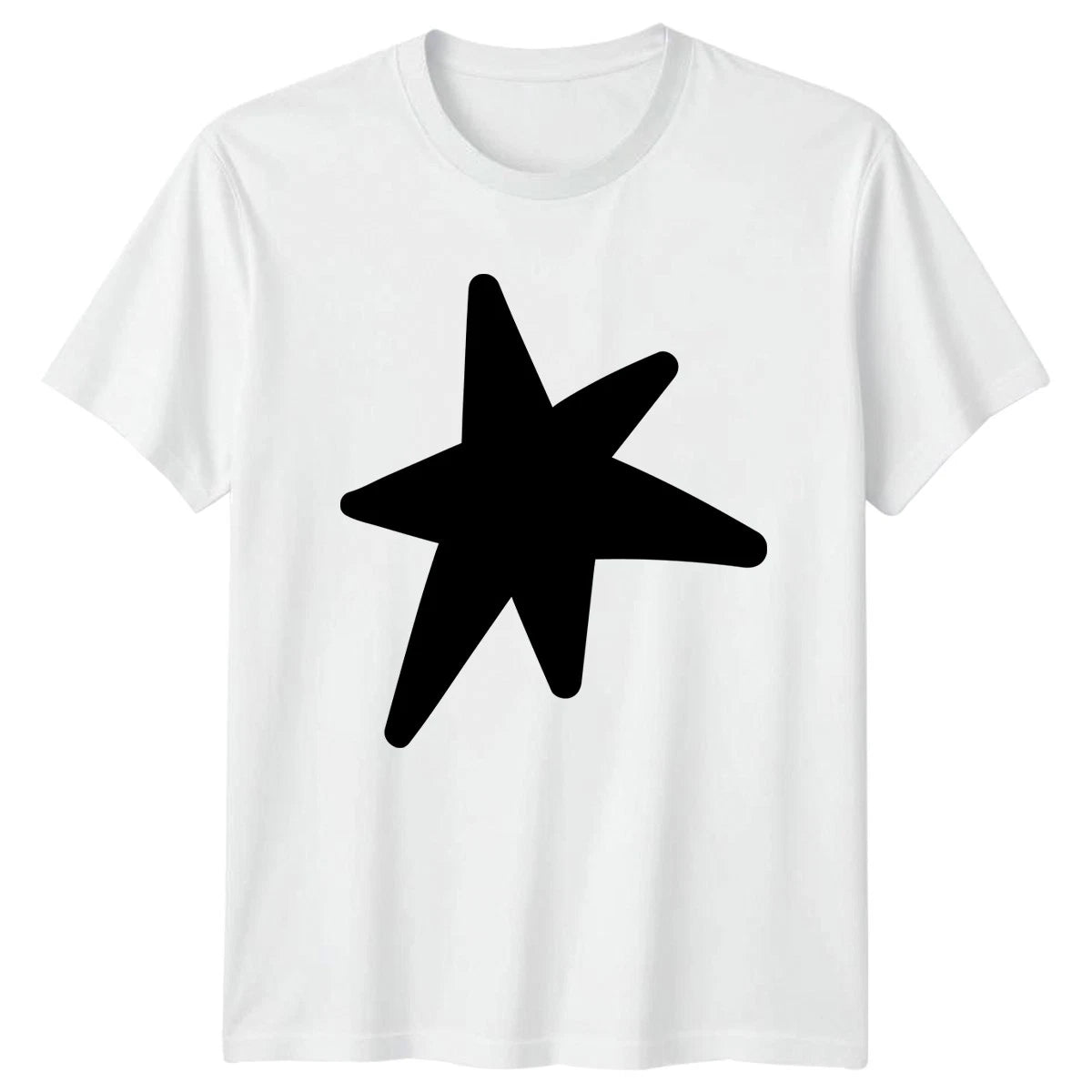 Abstract Star Modern Graphic Minimalist T-Shirt Abstract Star Graphic Design