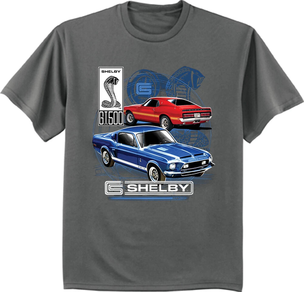 Shelby Ford Mustang Shirt Mens Graphic Tee Clothing Apparel Gifts