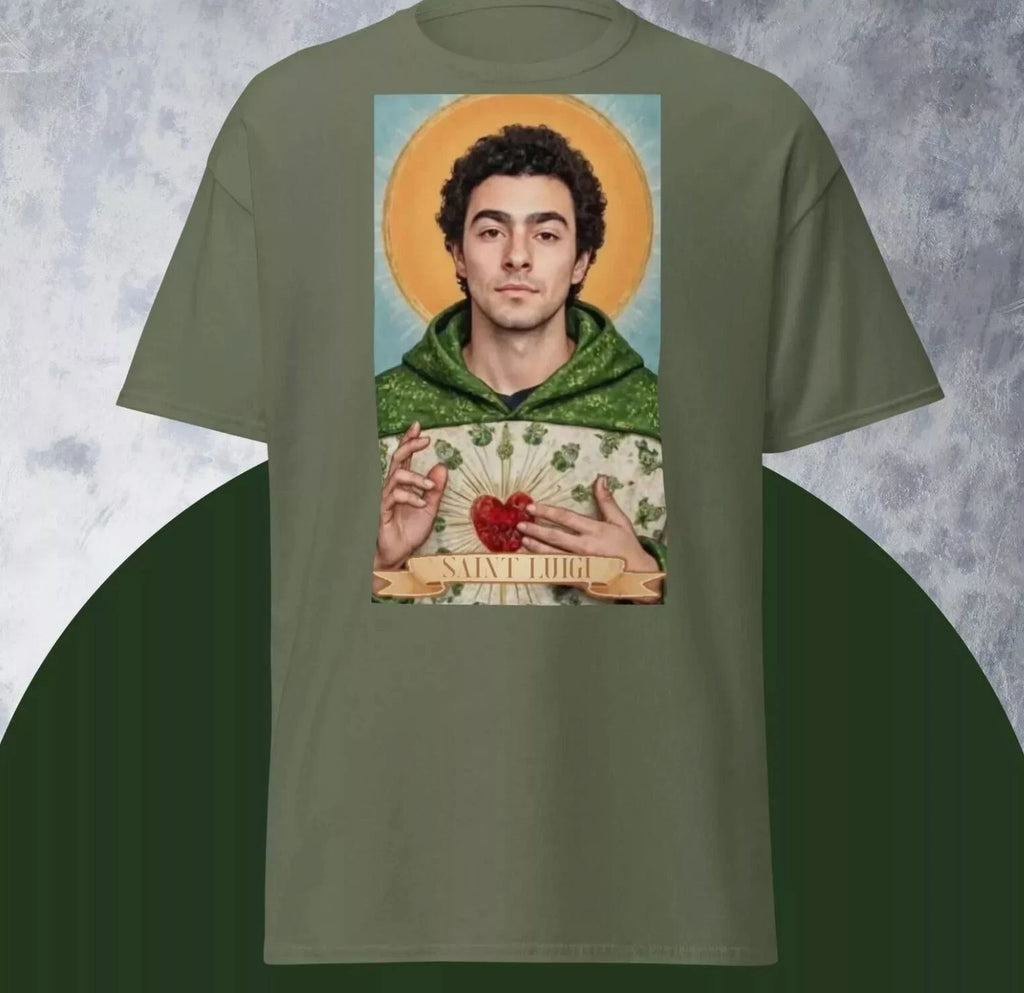 Saint Luigi T Shirt Patron of over due justice