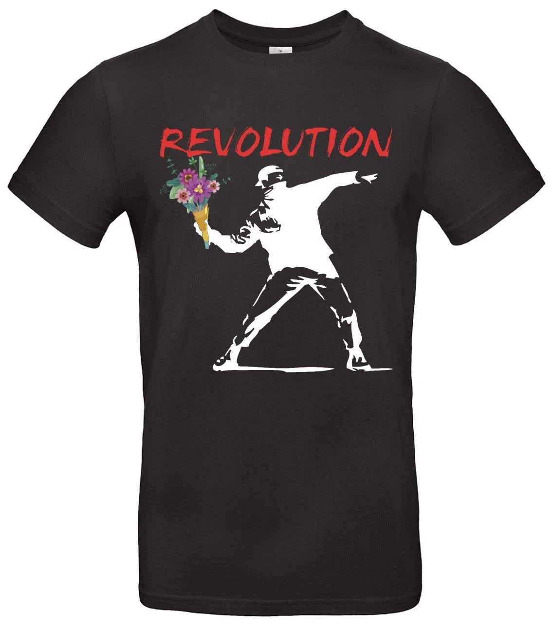 Banksy Flower Thrower Shirt - Street Art T-Shirt for Fans & Activists