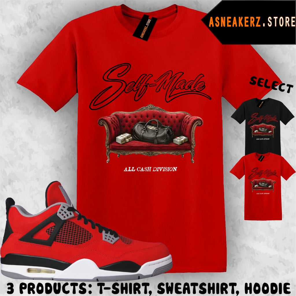 Shirt To Match AJ 4 Toro Bravo 2026 Sneaker Matching Tee Self-Made T-Shirt