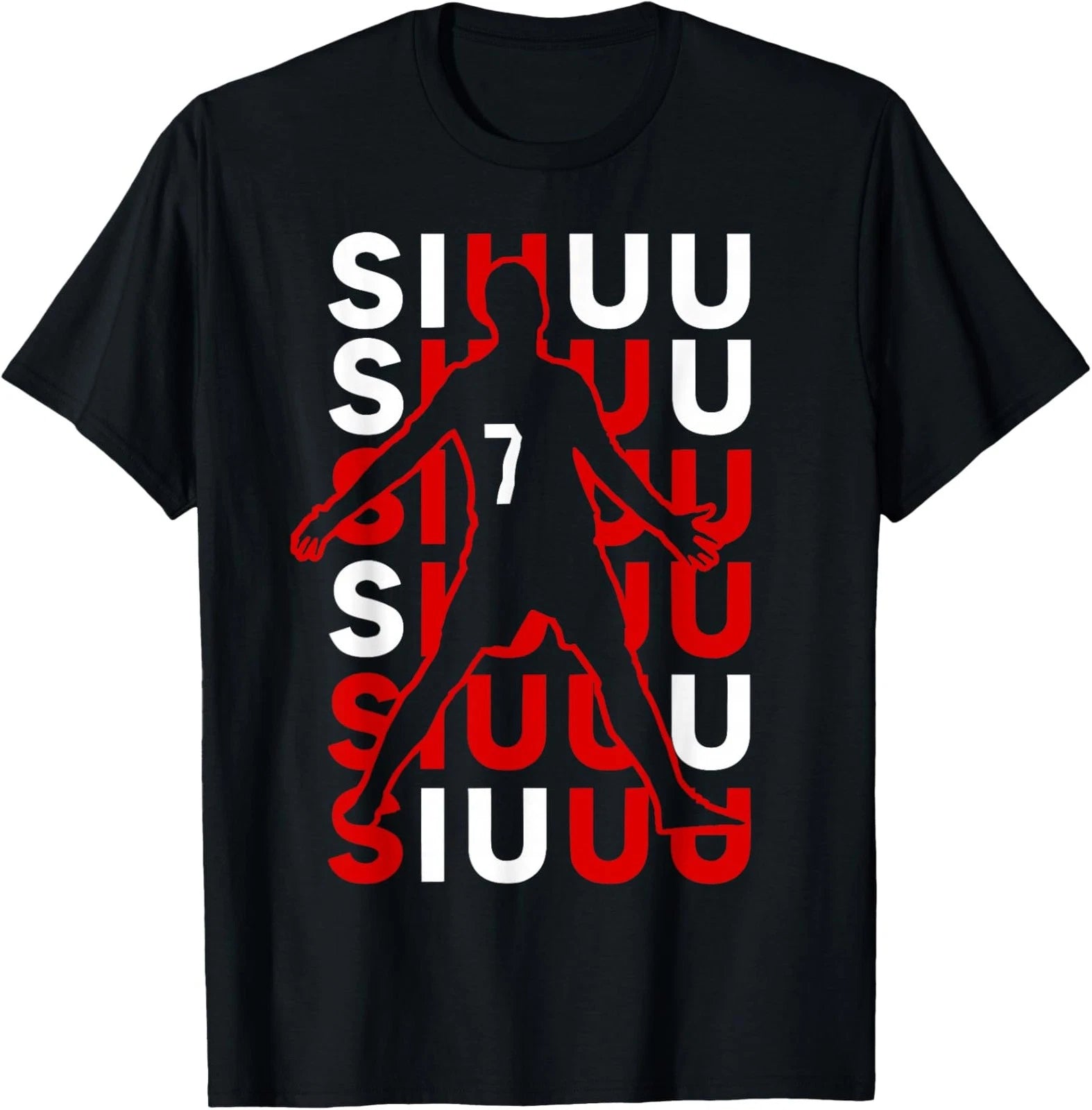 Siuuuu Funny Soccer Present for Soccer Lovers Fan Unisex T-Shirt