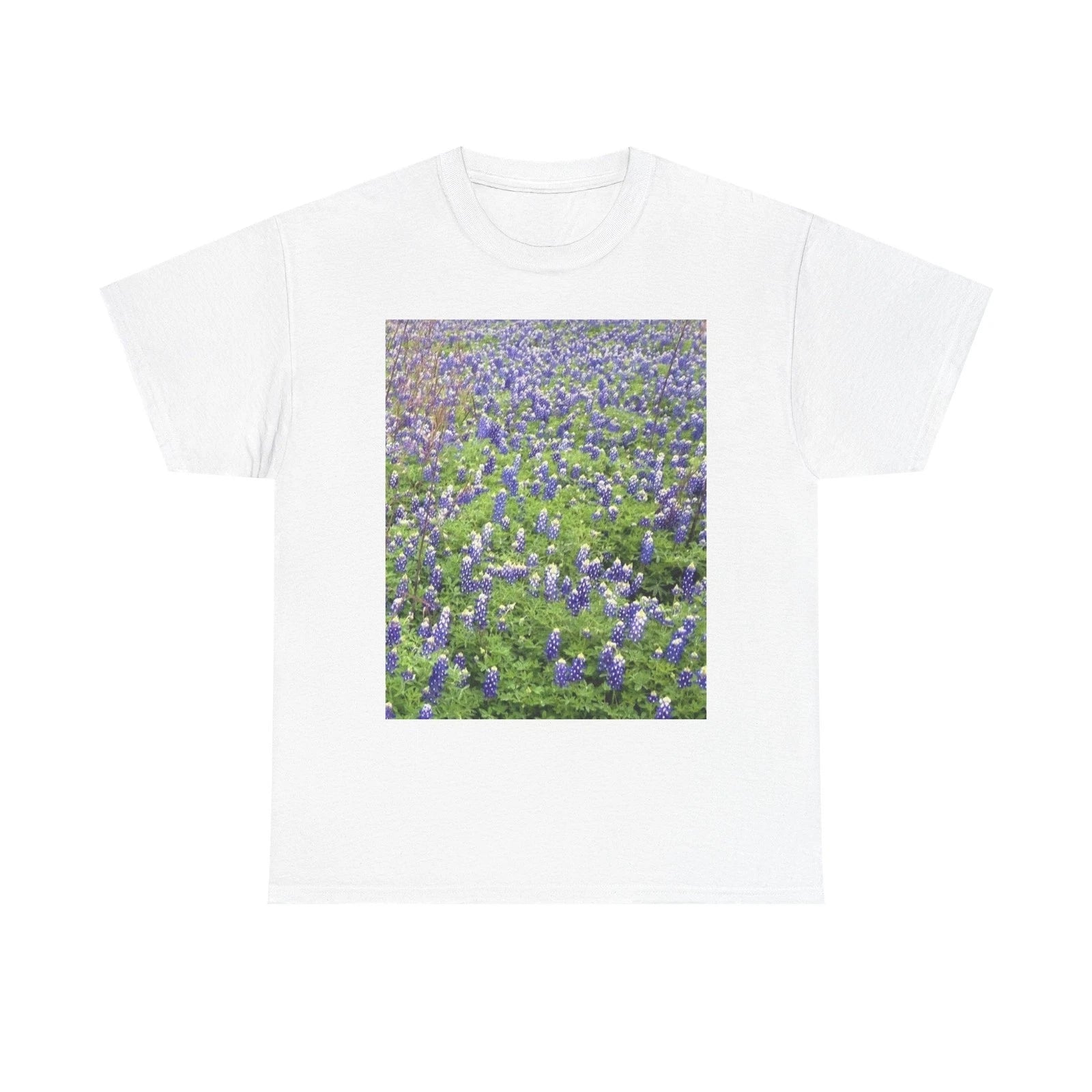 T-Shirt Bluebonnet Texas Wildflower Photo Print