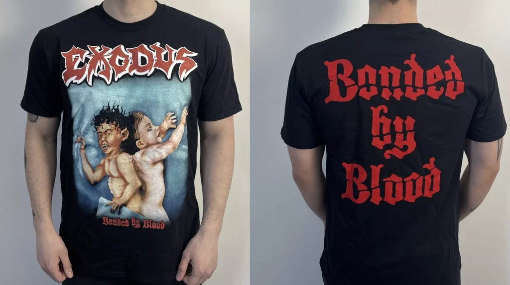 Exodus Band Bonded By Blood Double Sided T shirt Full Size S-5XL