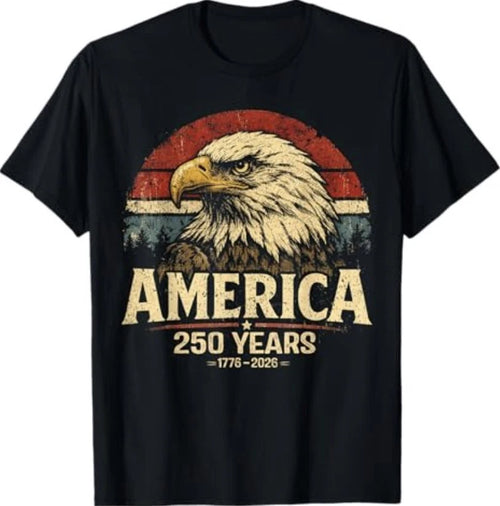 America Retro 250 Years 250th Anniversary USA 1776 2026 T-Shirt