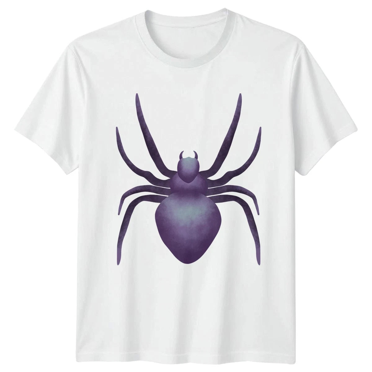 Purple Spider T-Shirt Spider Gothic Halloween Gift For Him And Her