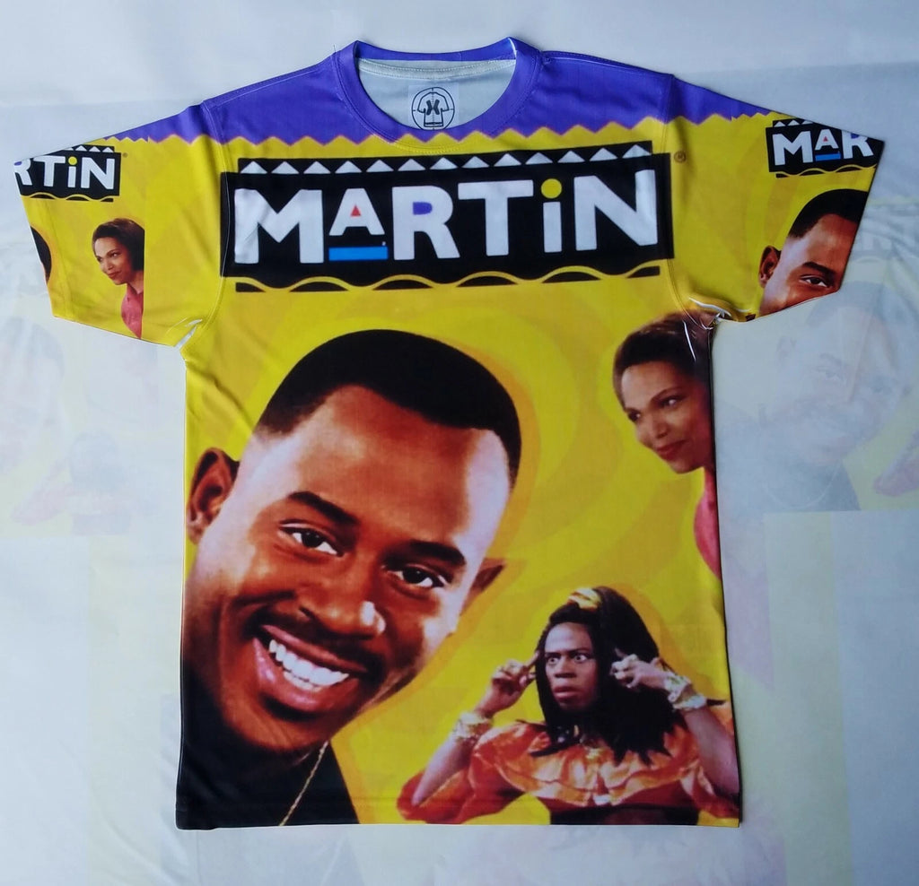 Custom Martin Show T WZUP Detroit tv 90s classic comedy