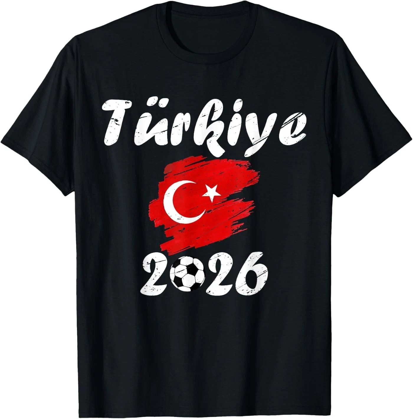 Turkey Football Supporter 2026 Soccer Fan Turkish Flag 2026 T-Shirt
