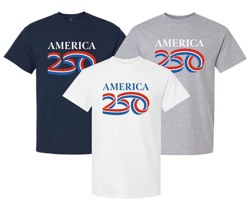 America 250 T-Shirt usa anniversary flag celebration 4th of july 1776 2026 250th