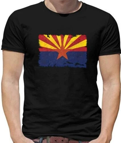 Men's Arizona Grunge T-Shirt - Phoenix - USA - Country - Flags - Condition