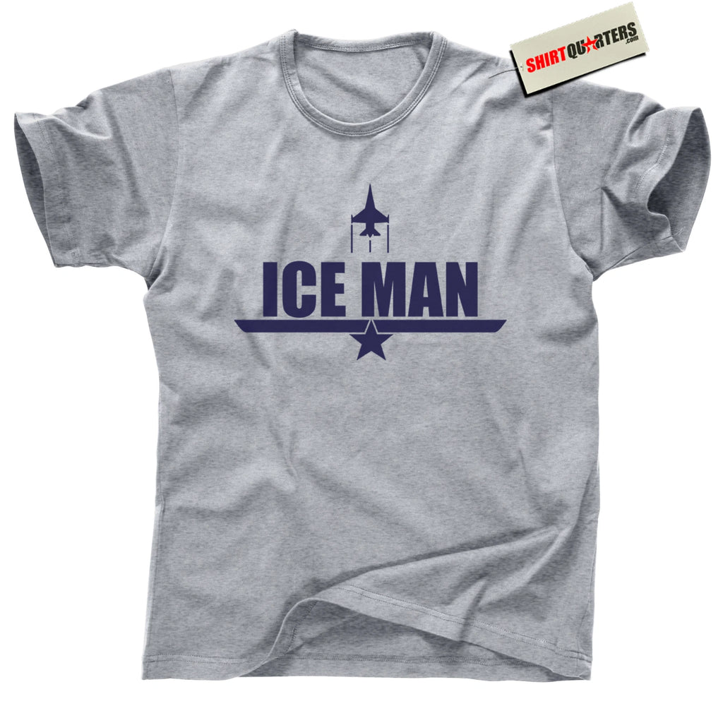 Ice Man T-Shirt – Retro Aviator Cool 80s Flight Crew Throwback Tee - Stay Frosty