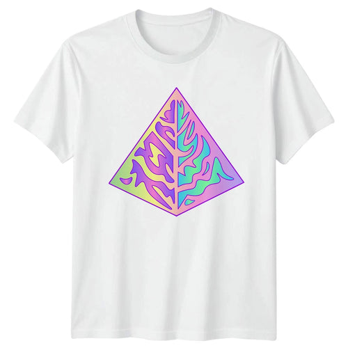 Abstract Leaf Geometric T-Shirt Botanical Nature Gift For Him And Her