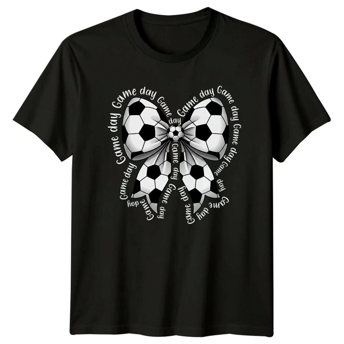 Game Day Womens T-Shirt Girls Soccer Soccer Birthday Gift For Her