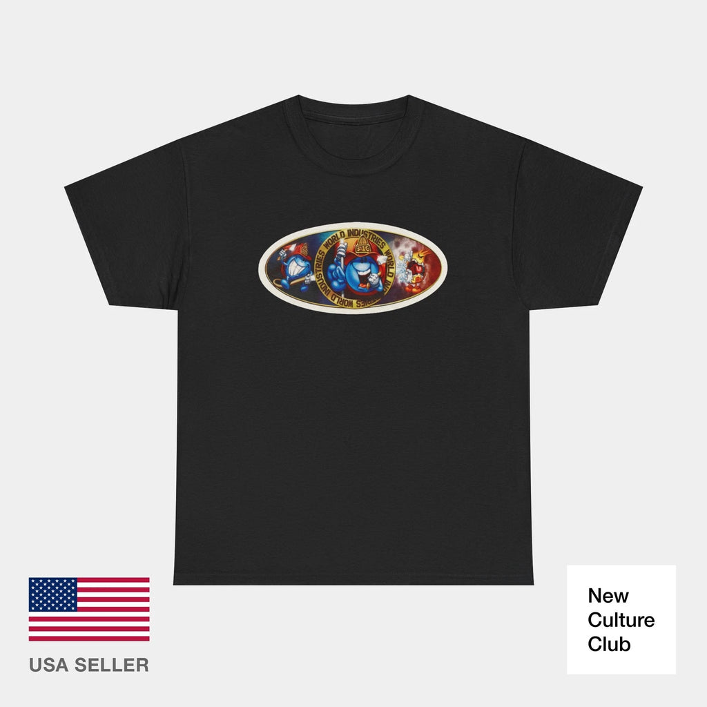 Wet Willy Fireman World Industries 2000s Skateboard Vintage Classic TShirt Print