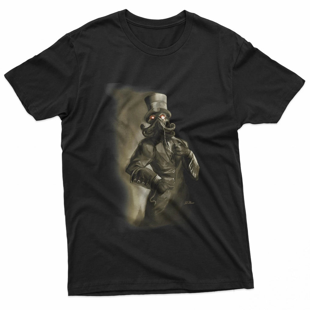 Dapper Cthulhu Gentleman Lovecraft Horror Gothic T-Shirt