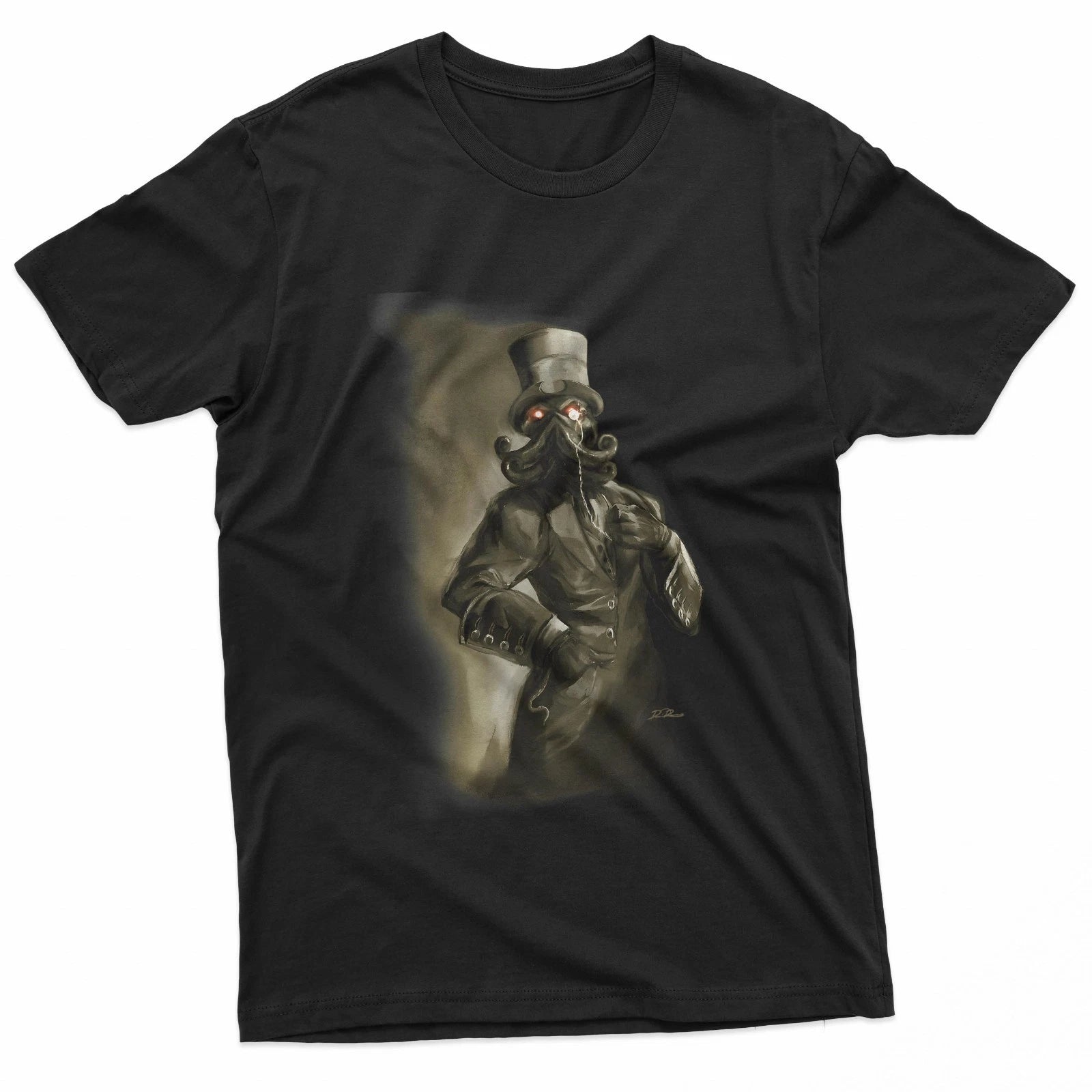 Dapper Cthulhu Gentleman Lovecraft Horror Gothic T-Shirt
