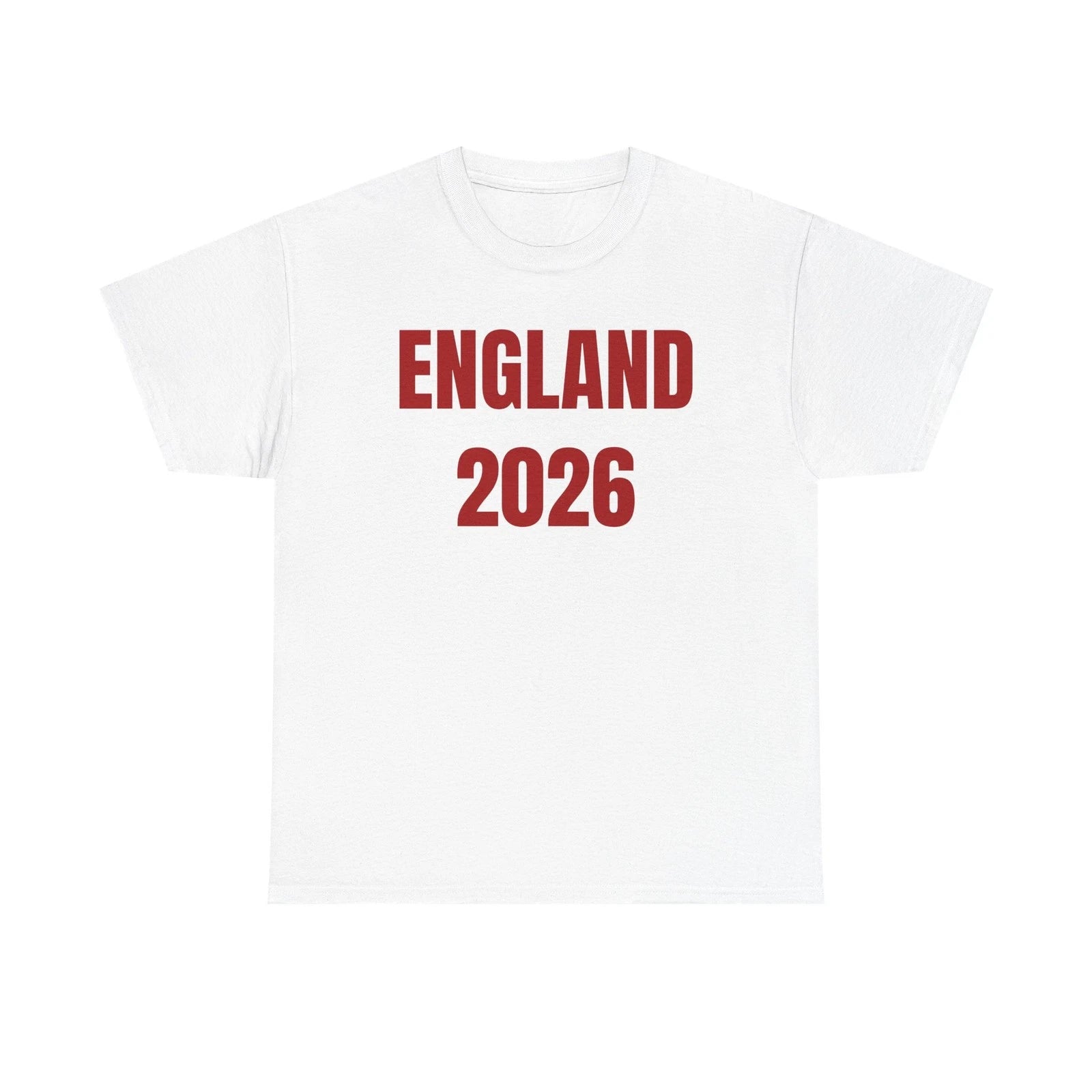 England 2026 T-Shirt | World Cup Football Soccer Tee Cotton