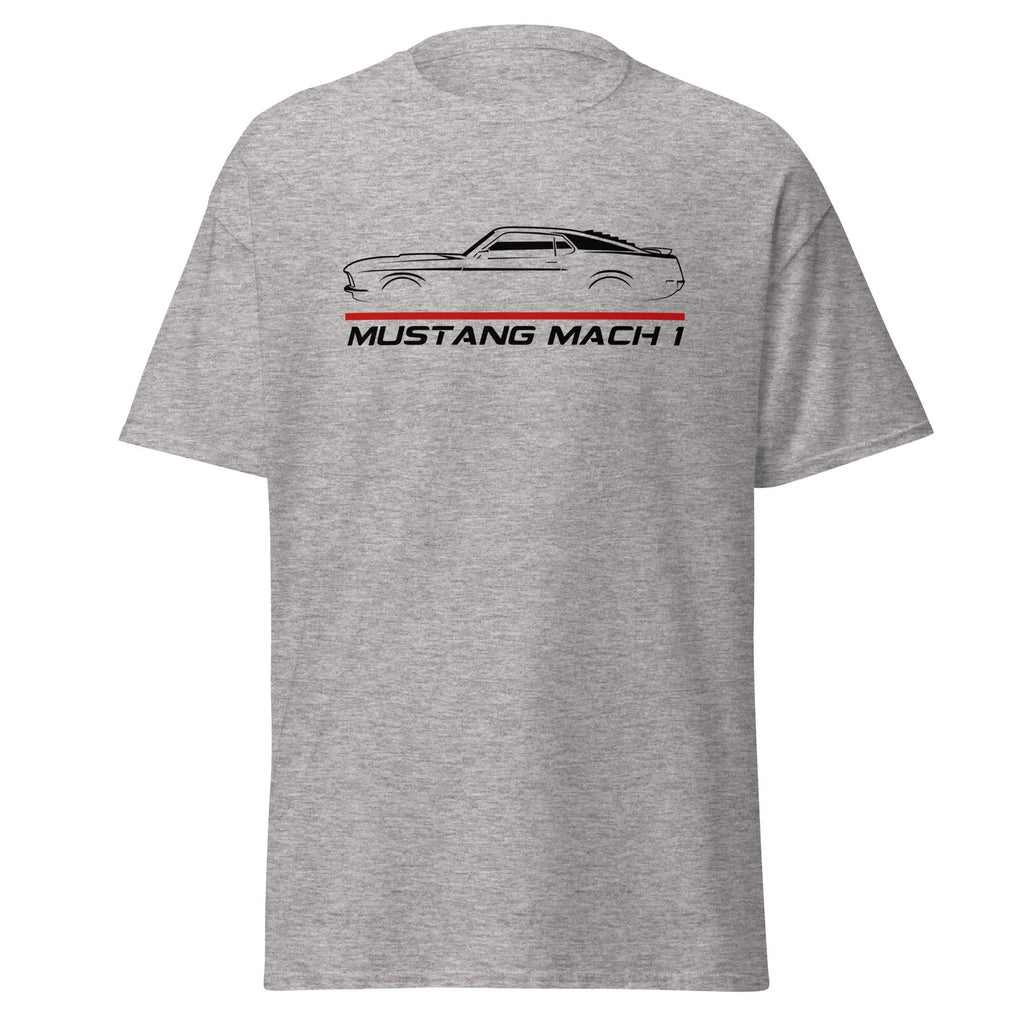 Mustang Mach 1 1970 Shaker Hood Twist Twister Custom Graphic T-Shirt Gift