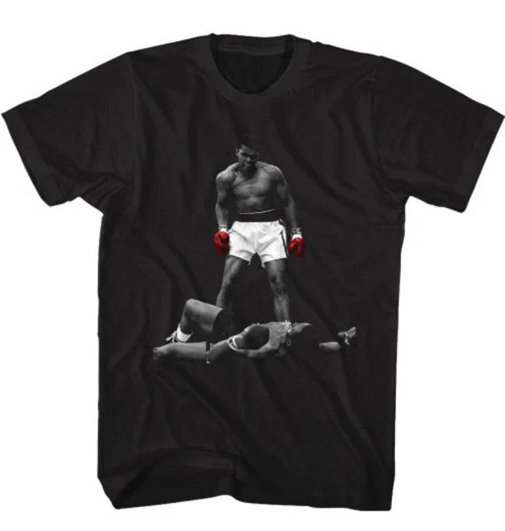 Men’s Muhammad Ali Black Short Sleeve Graphic T Shirt Size XXL NWT