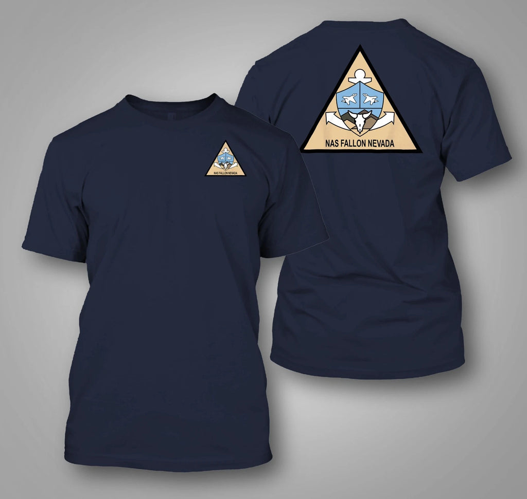 Naval Air Station Fallon (NAS Fallon) U.S. Navy  -  Custom front and back tee
