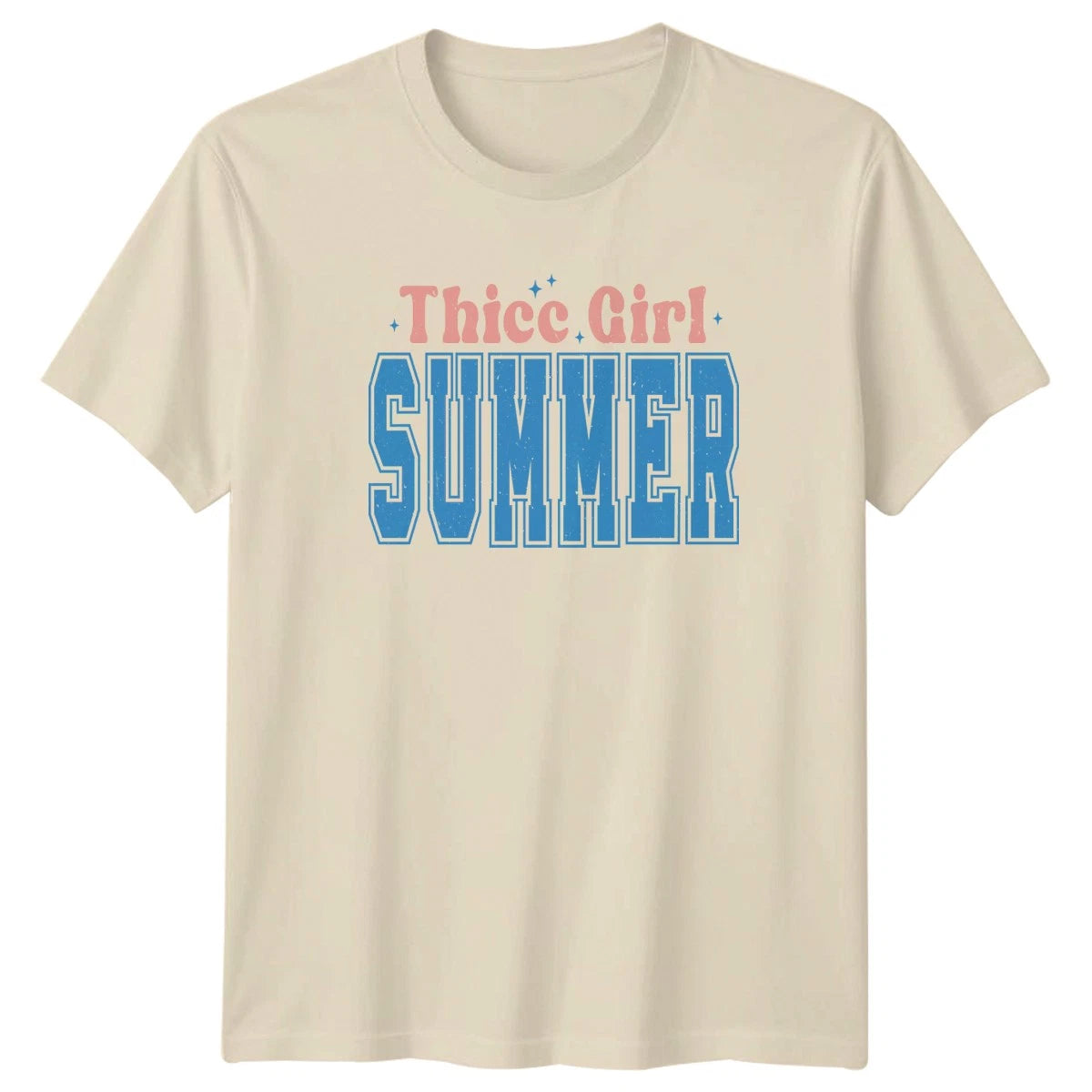 Thicc Girl Womens T-Shirt Summer Gift For Her