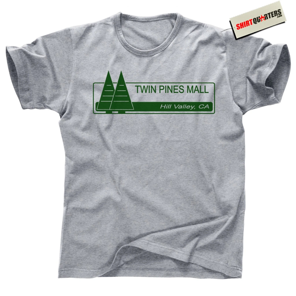 Twin Pines Mall Tee – Retro 80s Mall Shirt – Hill Valley Sign Vintage Handmade